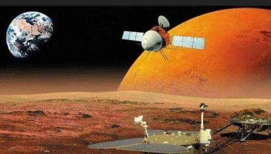 火星在天空中的位置图，秋天火星在天空中的位置