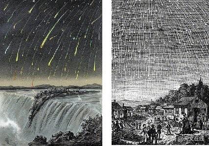 狮子座流星雨哪里可以看到江浙沪，1833年狮子座流星雨