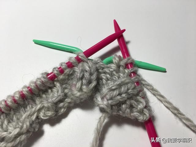 八字麻花围巾的织法